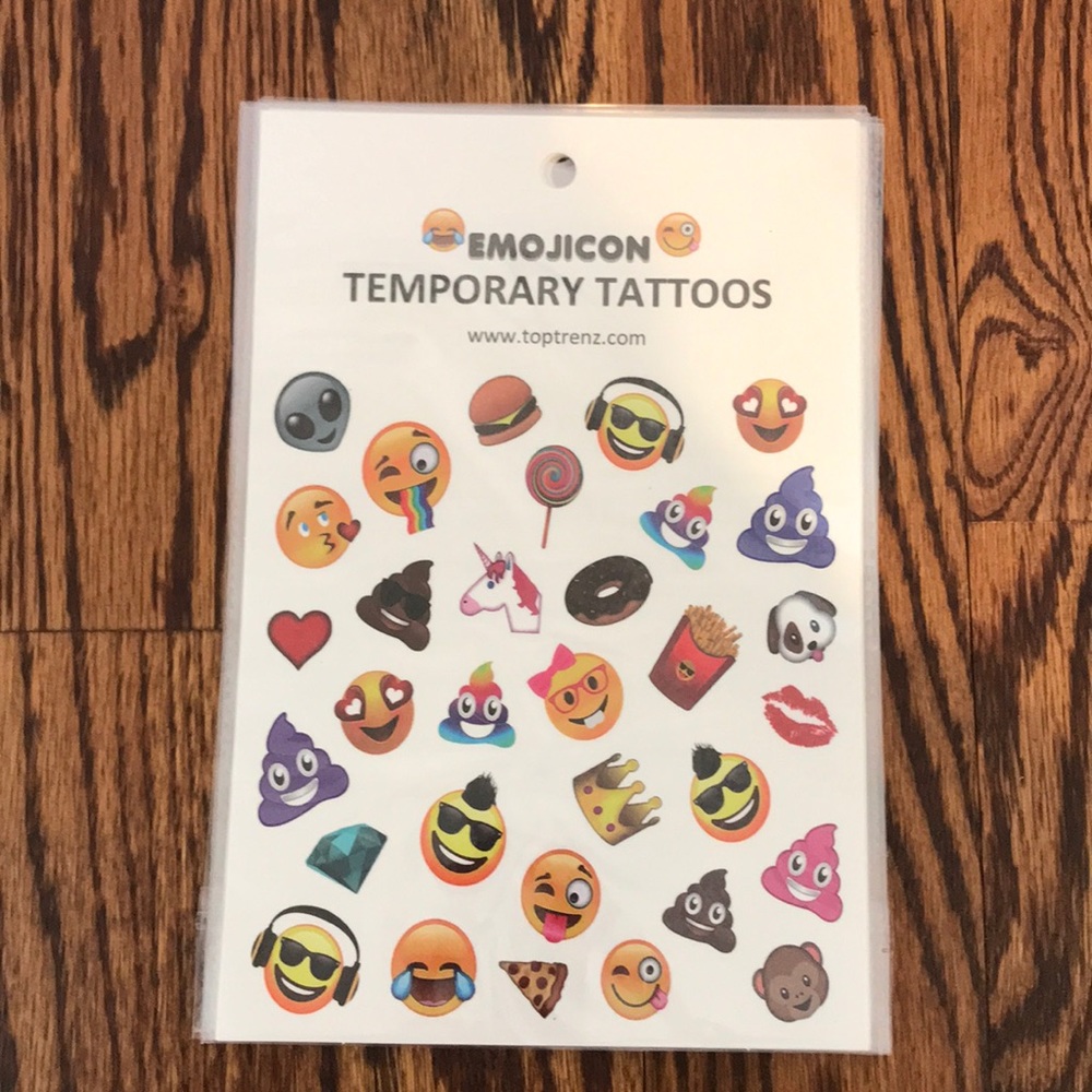 Emojicon Temporary Tattoos